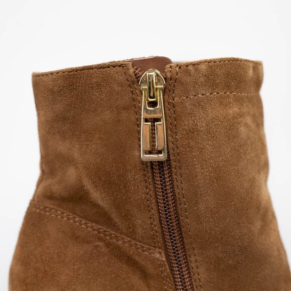 Isaac Mizrahi Gabina Suede Boots Booties 7.5 - Picture 10 of 11